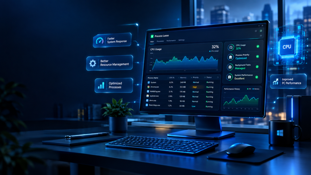 About Process Lasso Download: Windows performance optimization and CPU resource management